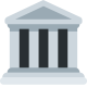 Classical building icon, contribute as a policy maker